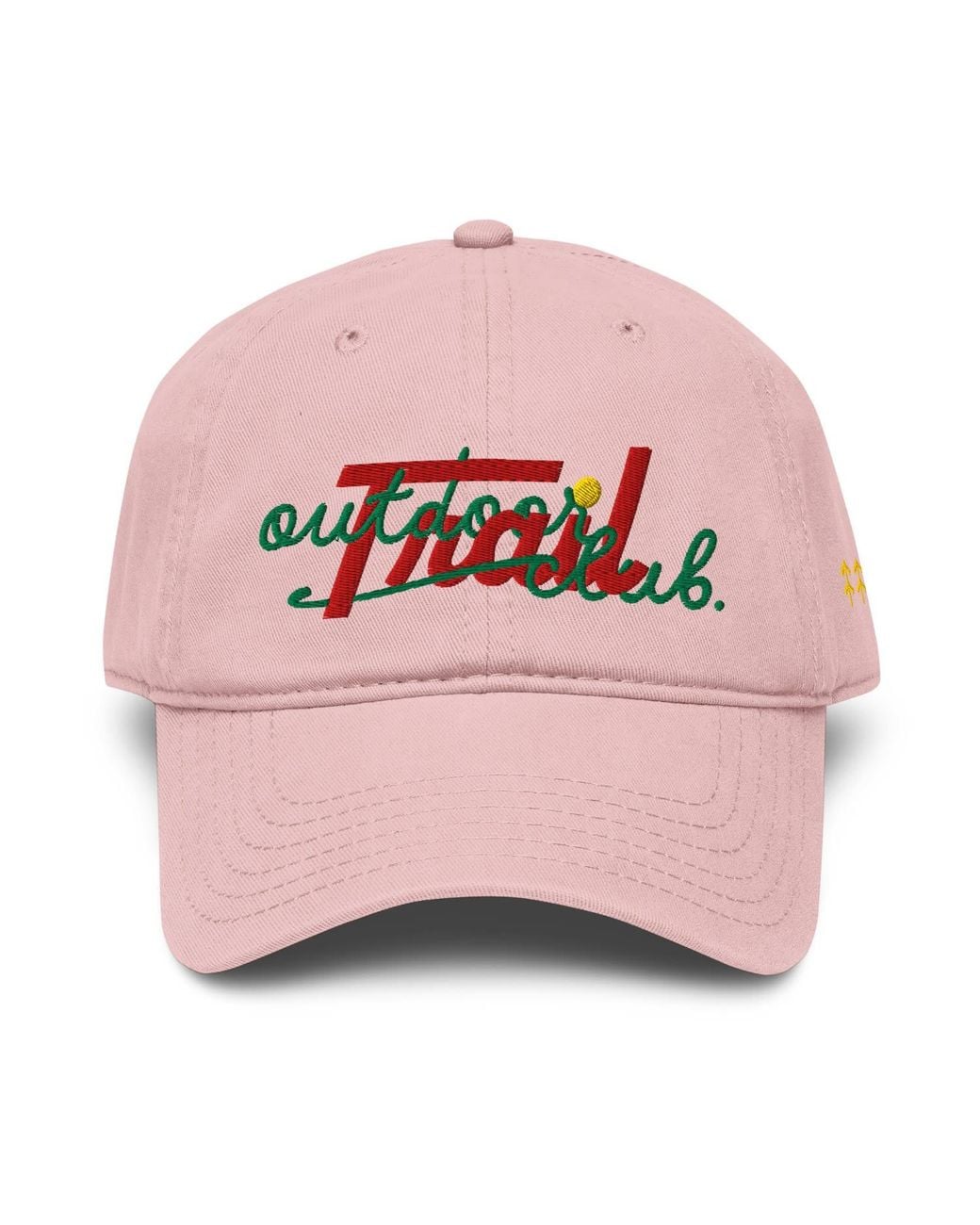 Anchor and Crew Pink Rose Outdoor Trail Club Supply Cotton Embroidered Cap