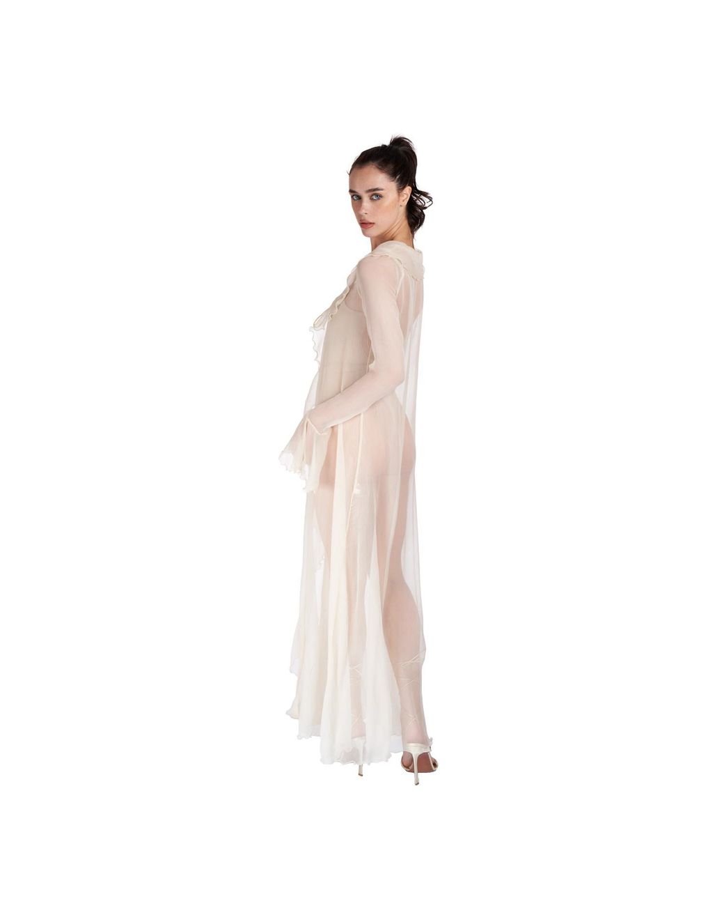 Sofia Tsereteli Natural Caftan In Silk