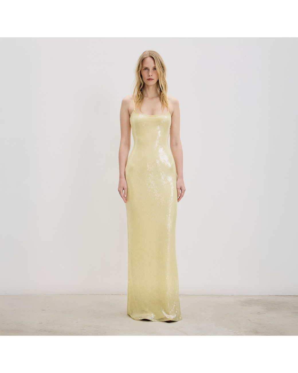 Herfetch Yellow Maxi Stass Dress