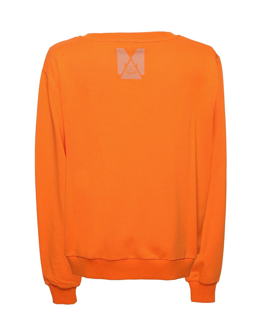 Miracles Manifester Orange Oversized Embroidered Leo Sign Sweatshirt