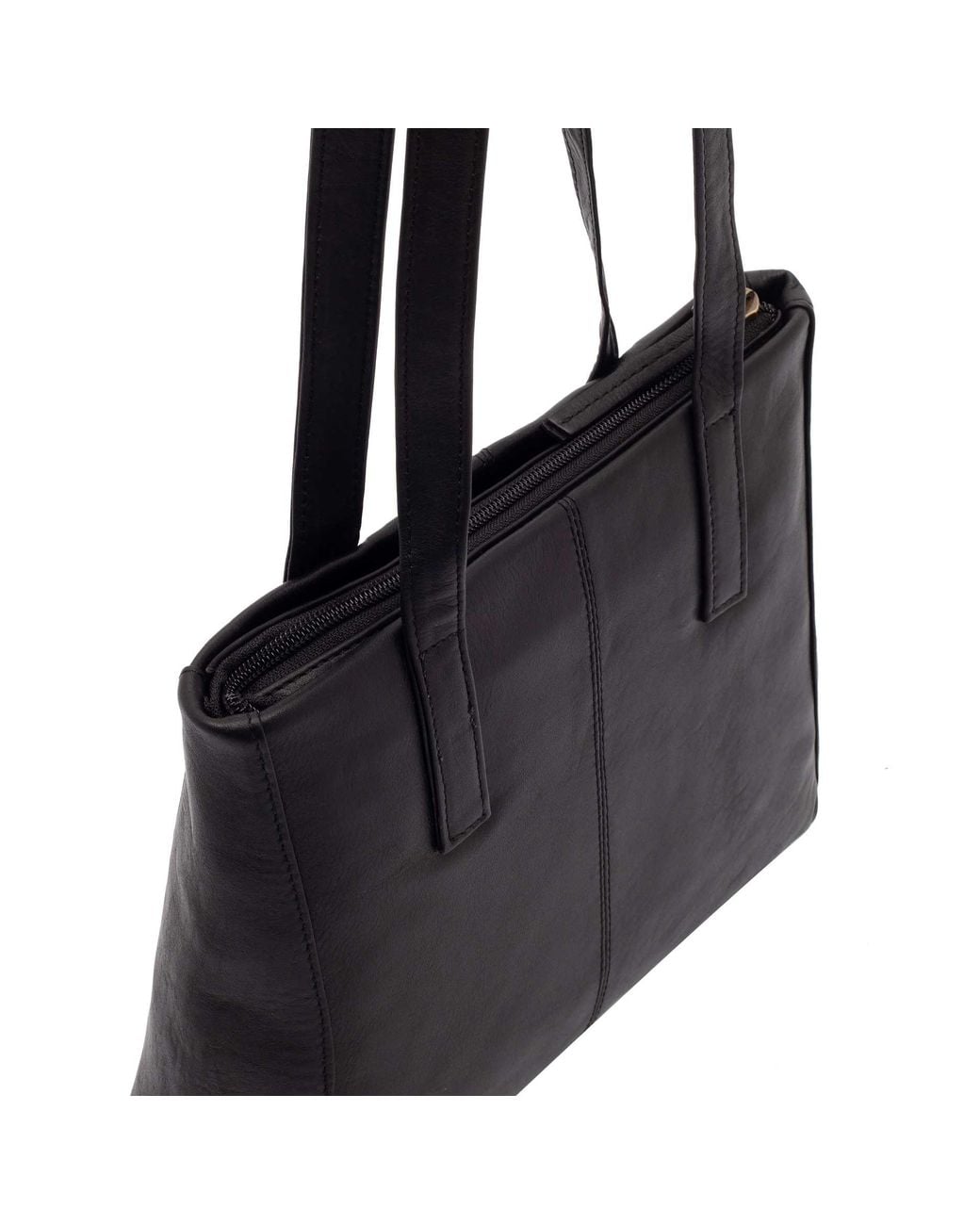 Lloyd Baker Black Hampi Leather Shoulder Bag
