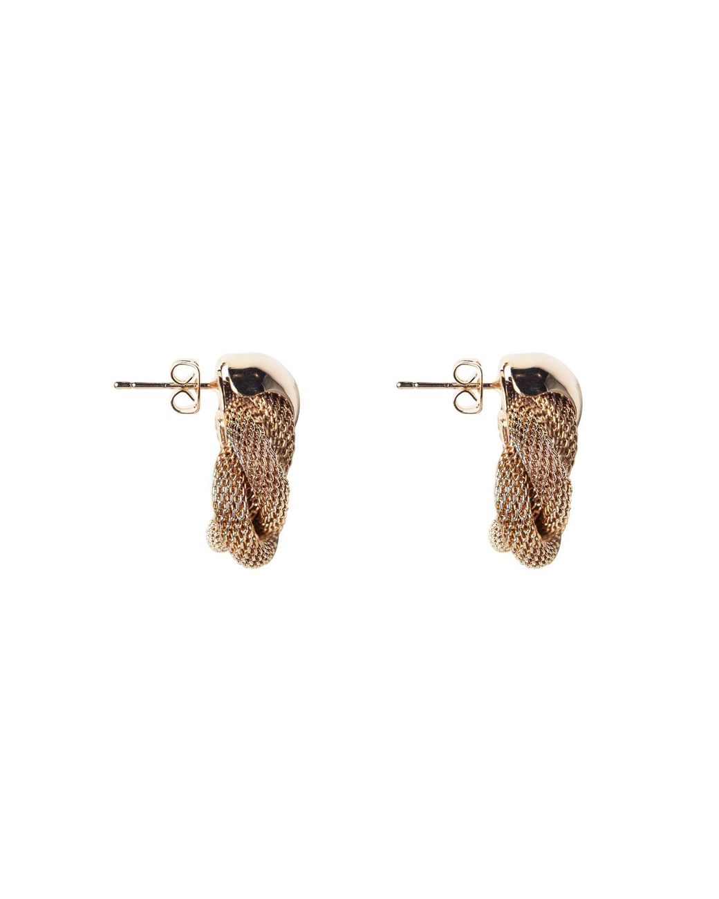 Crystalline Jewellery Metallic Marine Knot Earrings
