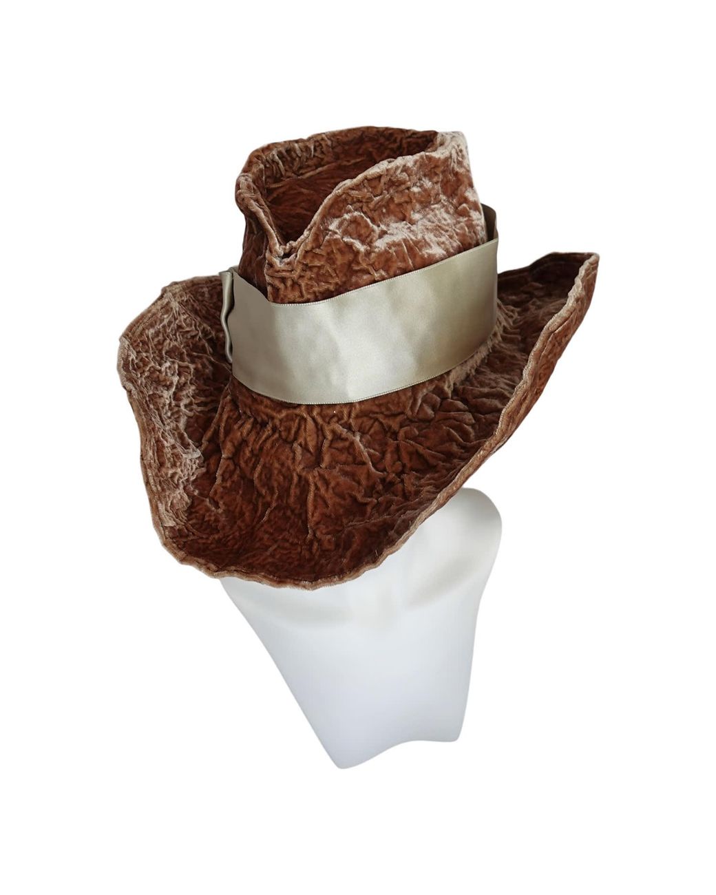 Romer Millinery Brown Neutrals Morphy Moldable Fedora
