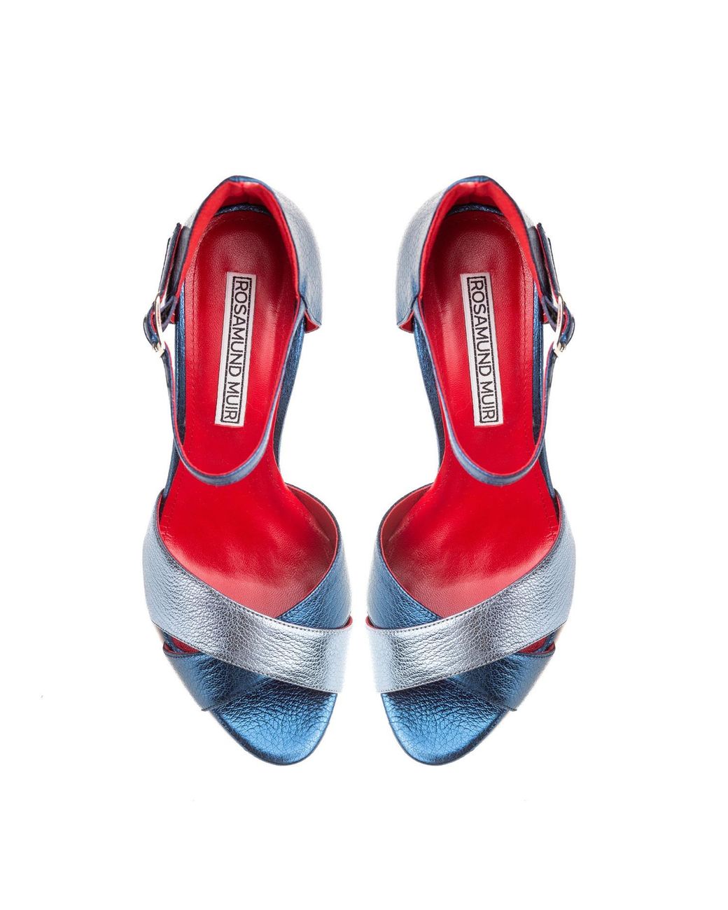 Rosamund Muir London Blue Aurora Metallics Heels