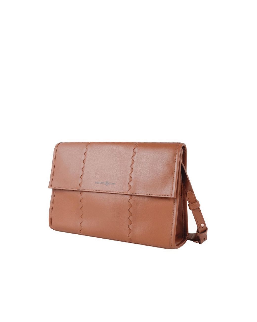 Orange Cube Brown Mosaic Messenger Bag