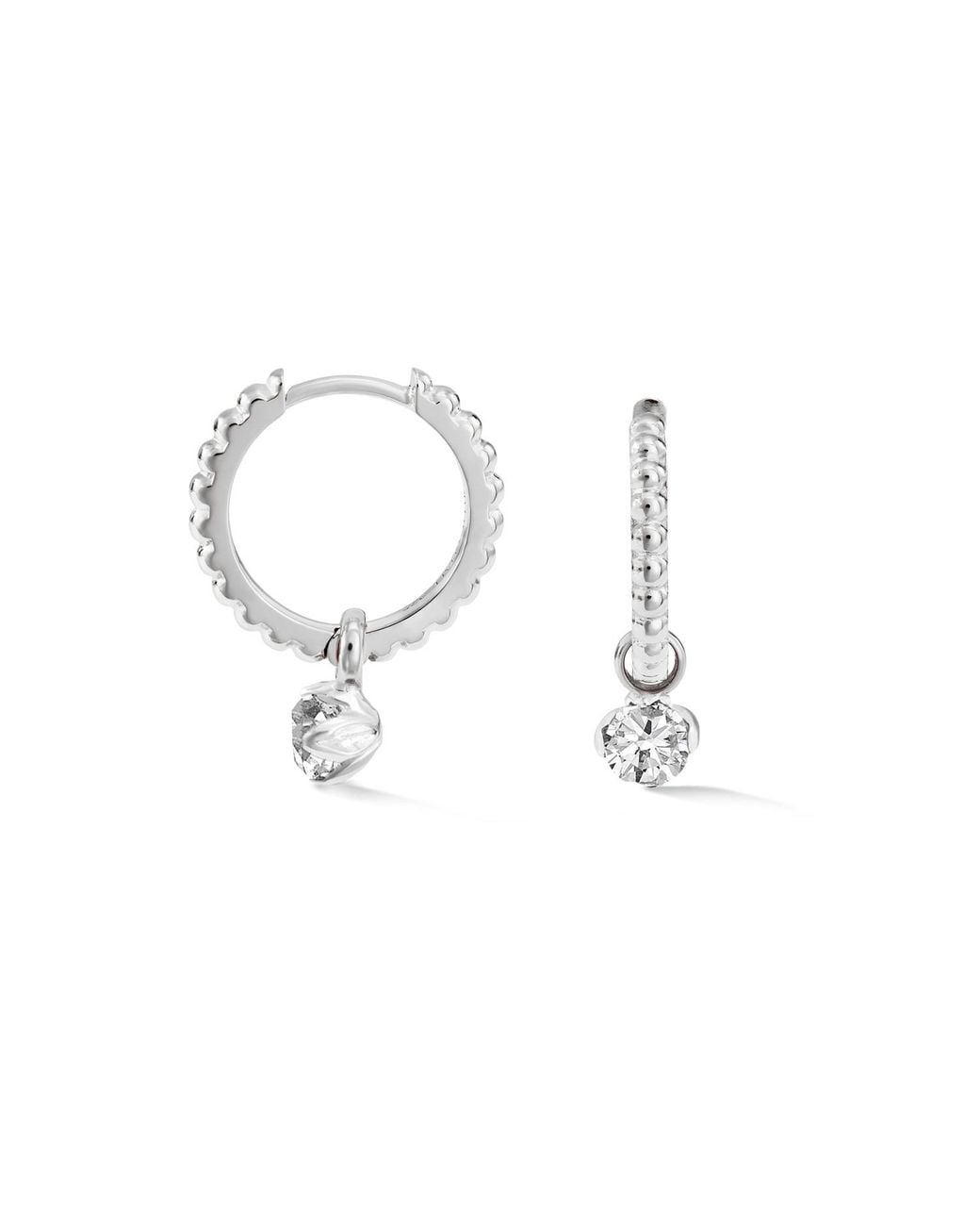 Dower & Hall Metallic Topaz Large Dotty Orissa Hoops