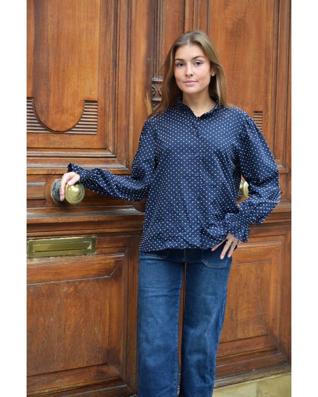 Mind Traveler Blue Nina Blouse