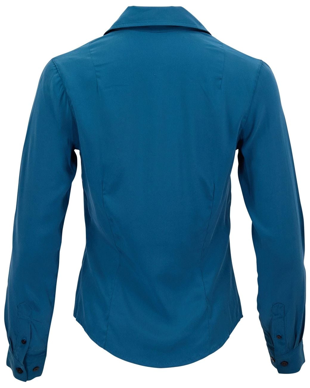 Lords of Harlech Blue Sutton Legion Stretch Silk Long-Sleeve Shirt