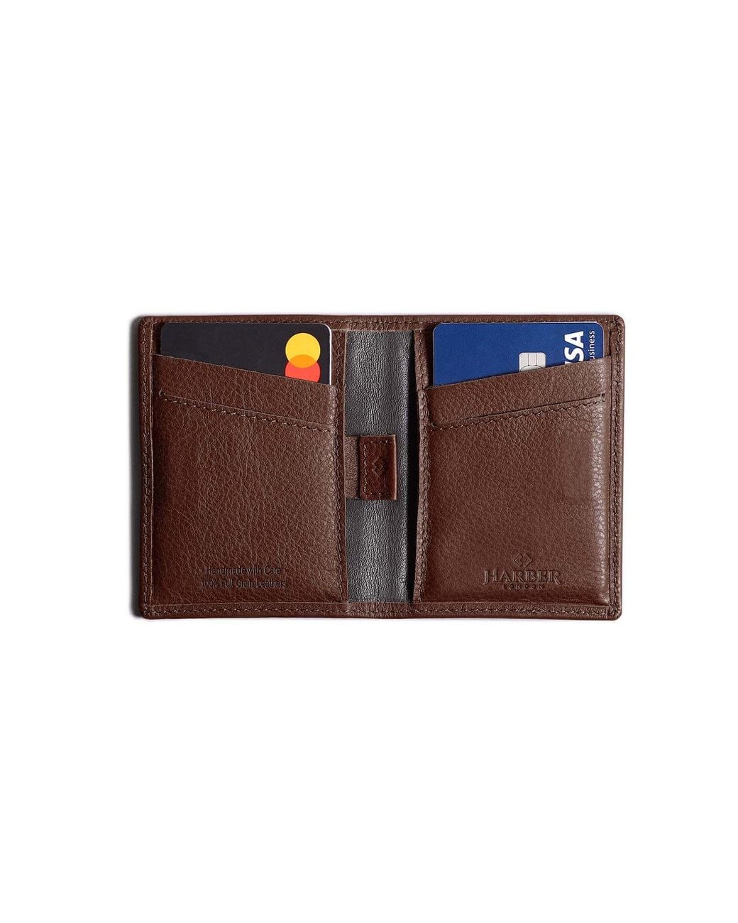 Harber London Black Rfid Card Wallet for men