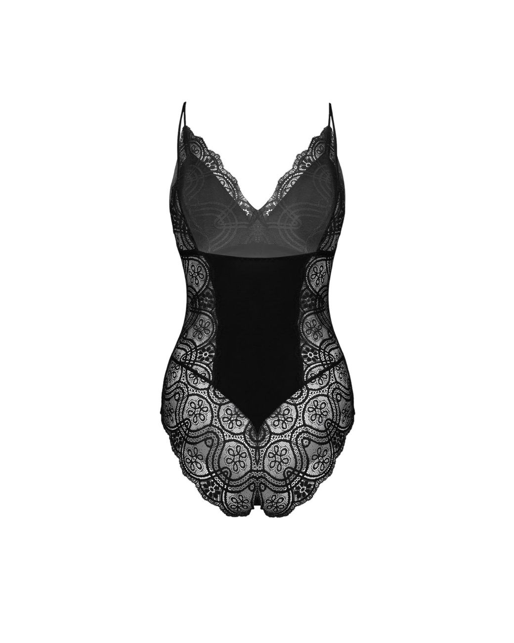 Oh!Zuza Black Lace Bodysuit With Adjustable Straps