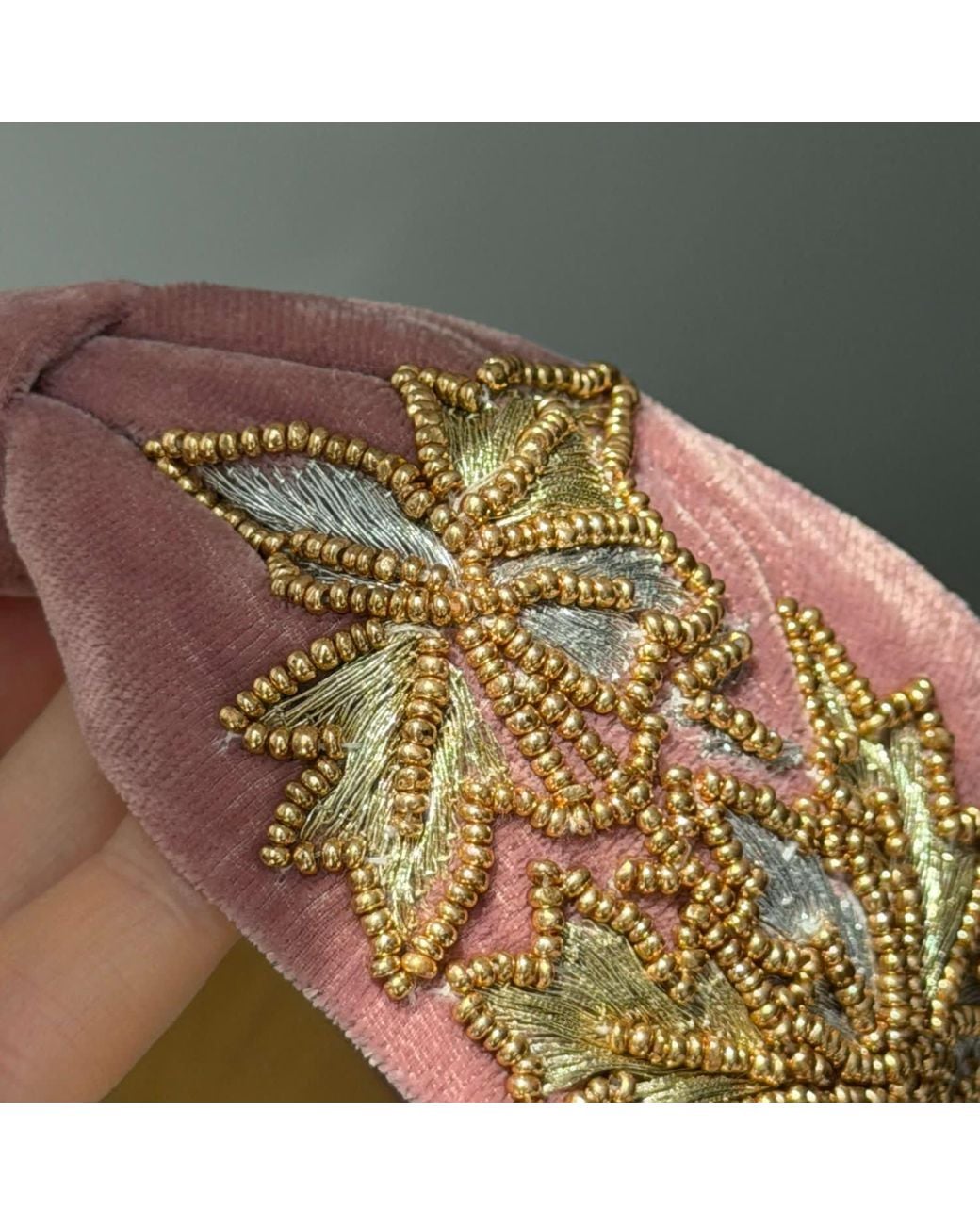 VETKA Brown Neutrals Velvet Headband Dreamlight Tiara