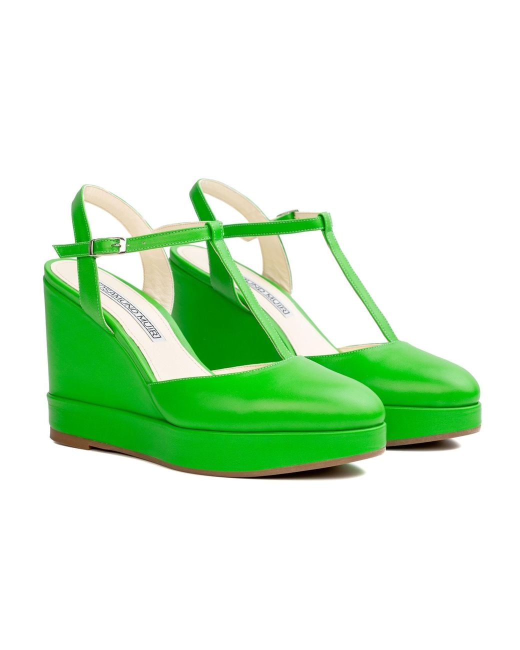 Rosamund Muir London Green Jeanne Wedges