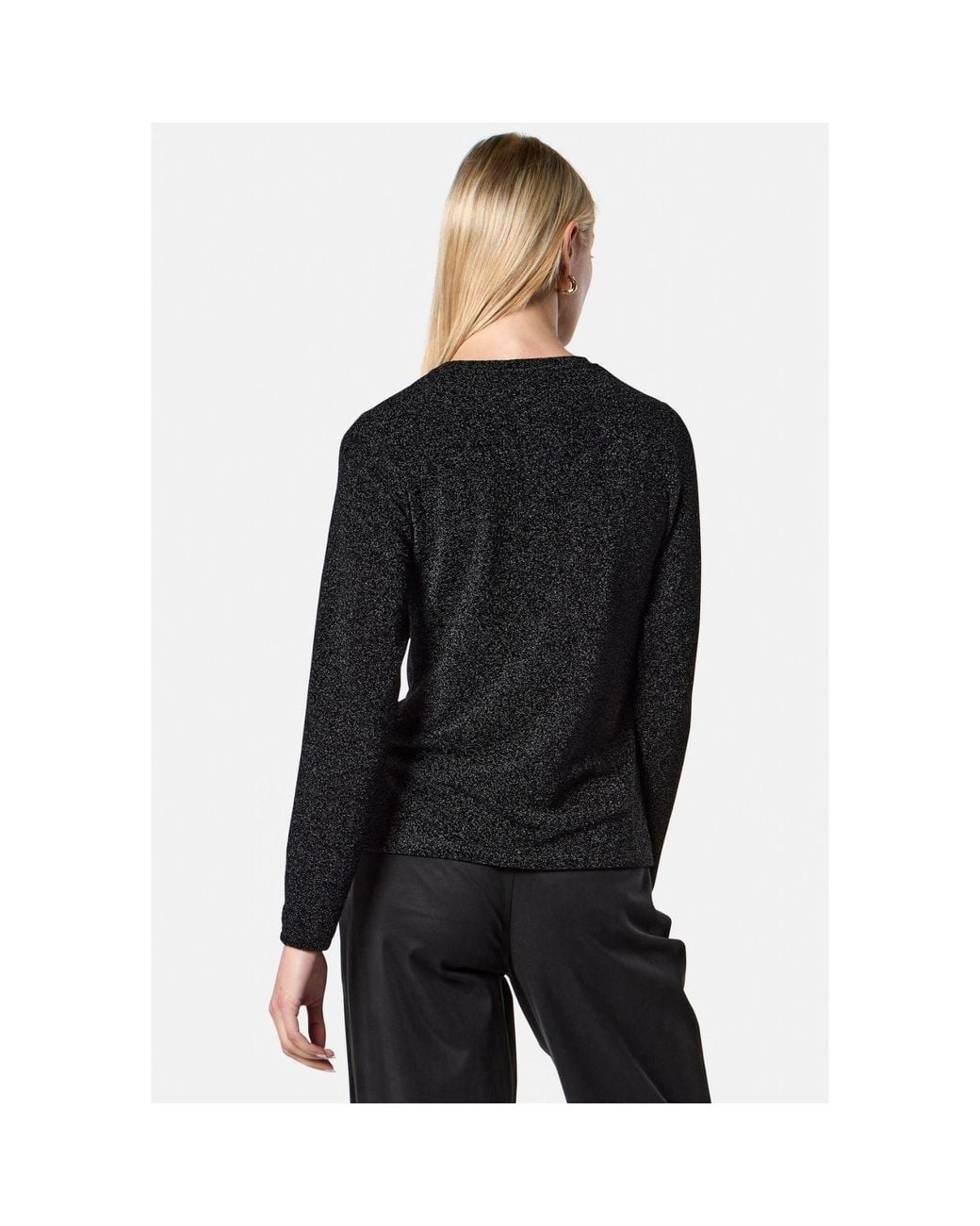 Helen Mcalinden Black Sienna Shimmer Top