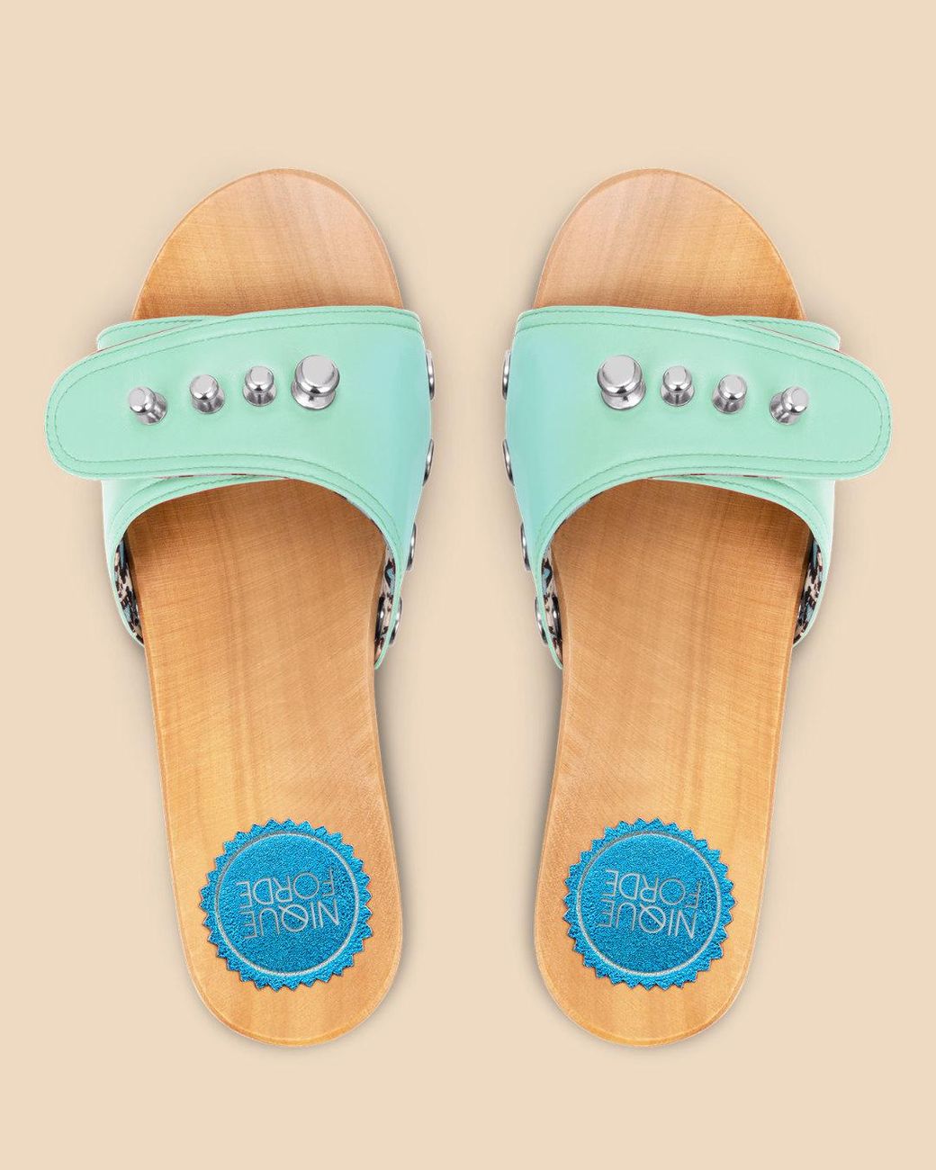 Nique Forde Blue Julep Lucille Sandals