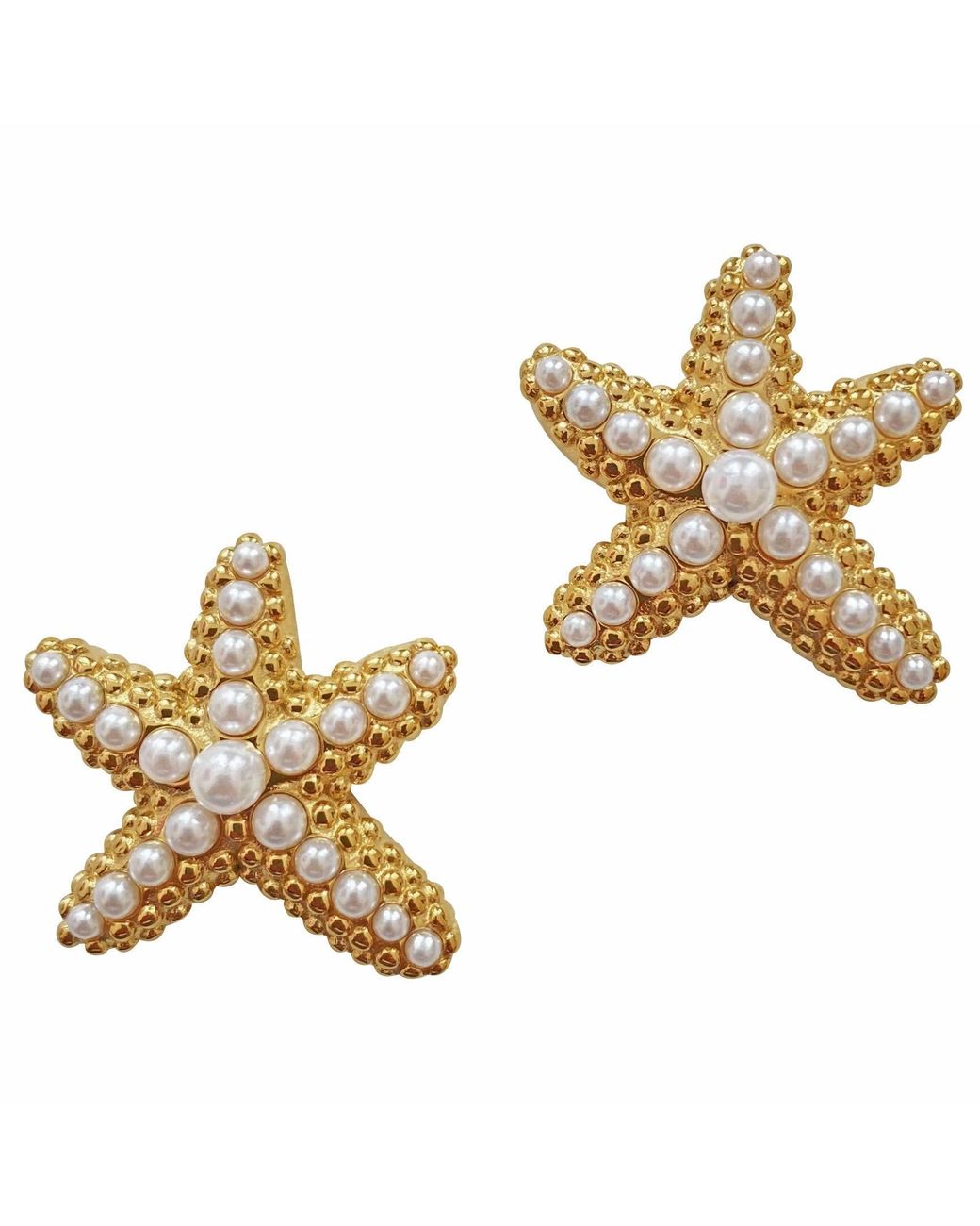 Smilla Brav Metallic Earrings Seestern