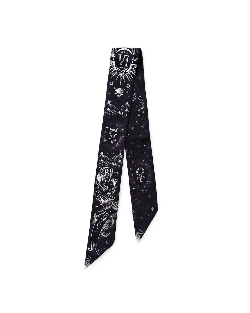 Silk&Soul Black Virgo Zodiac Twilly