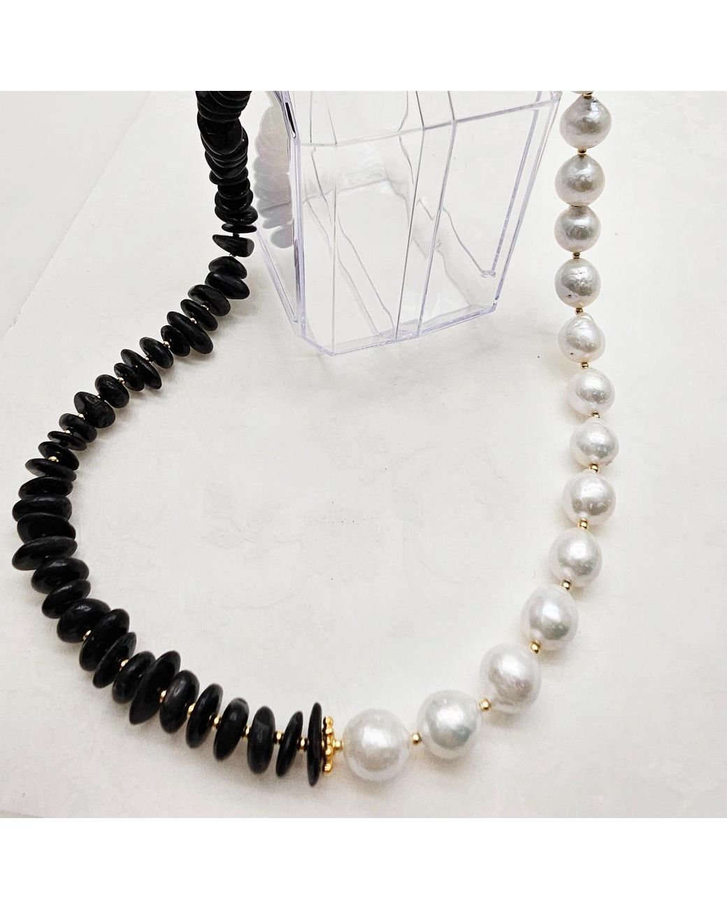 Farra Metallic Timeless Tourmaline & Freshwater Pearls Necklace Set