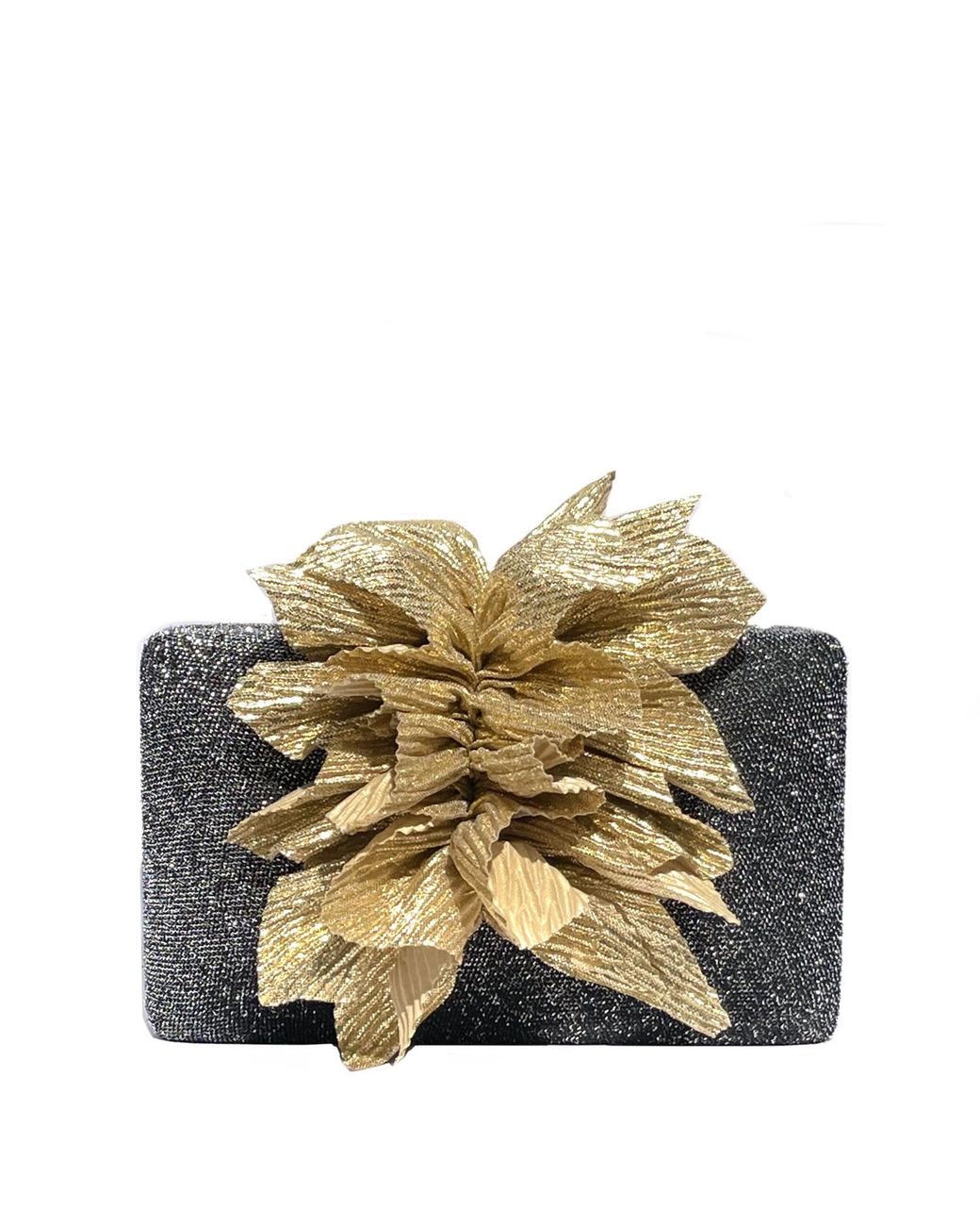 Simitri Metallic Goldie Angel Clutch