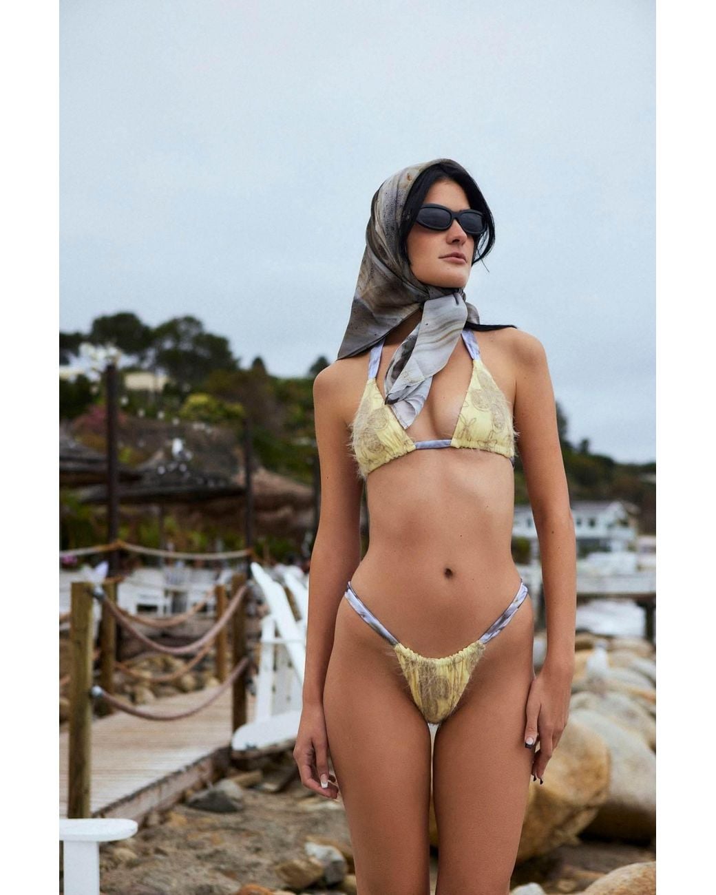 Animal Yellow Neutrals Jaunet Bikini Bottom