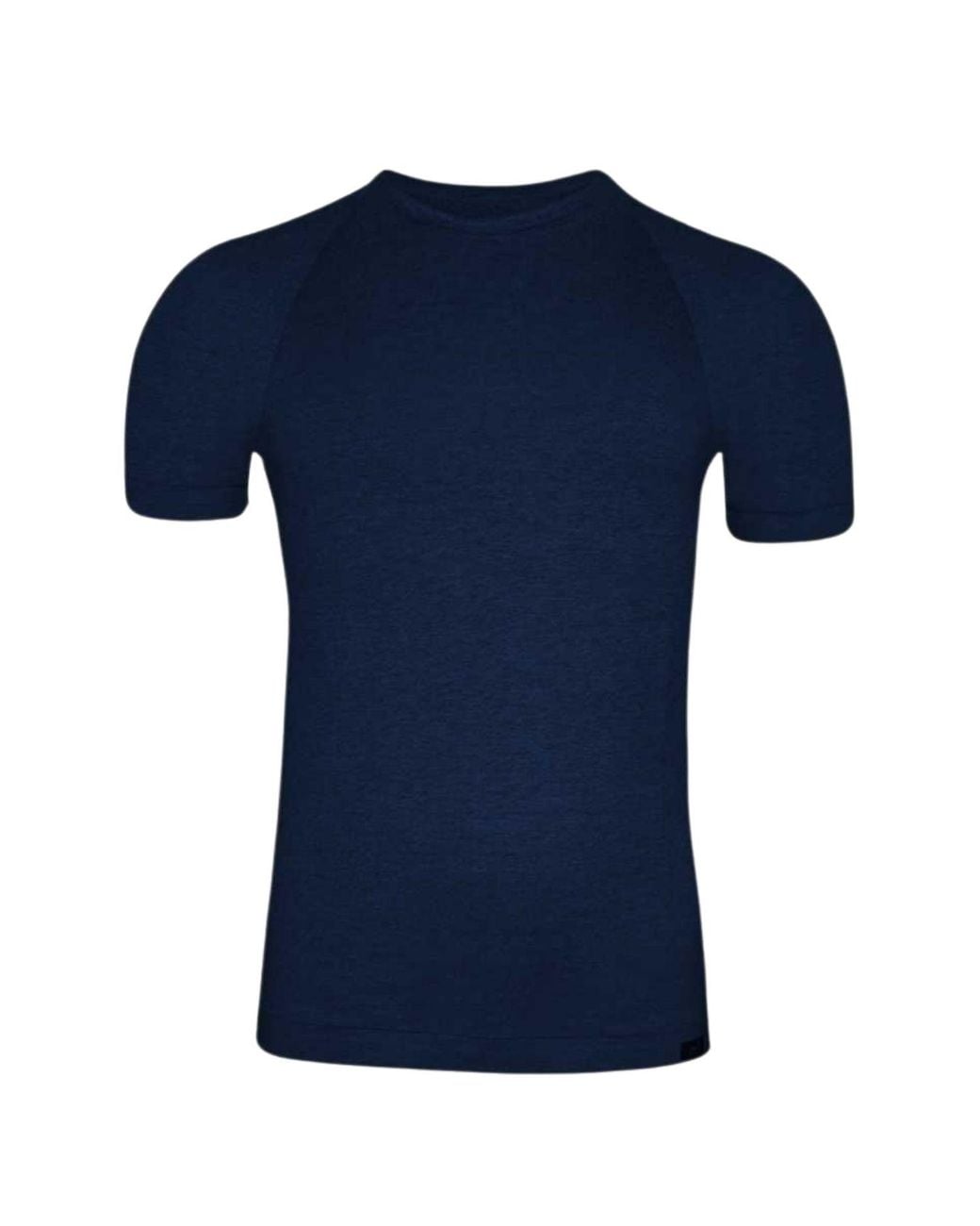 Zd - Zero Defects Blue Round Neck T-Shirt for men