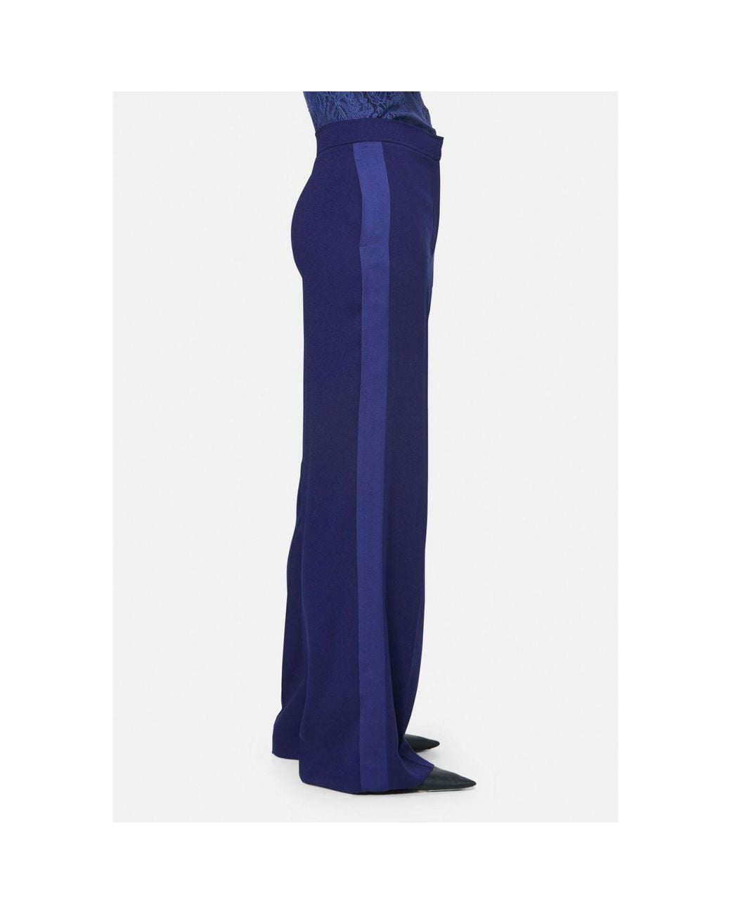 Helen Mcalinden Blue Aline Ink Tux Trouser