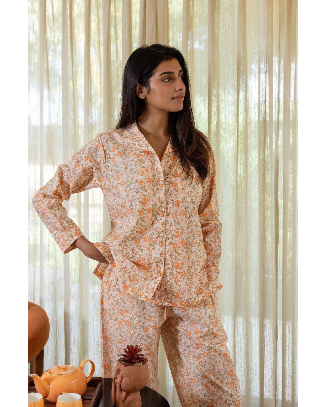 Mooch Cotswolds Pink Cotton Pyjamas