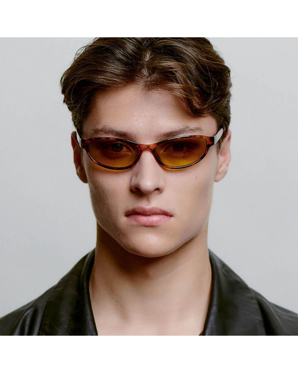 A.Kjærbede Brown Alexa Sunglasses Havana