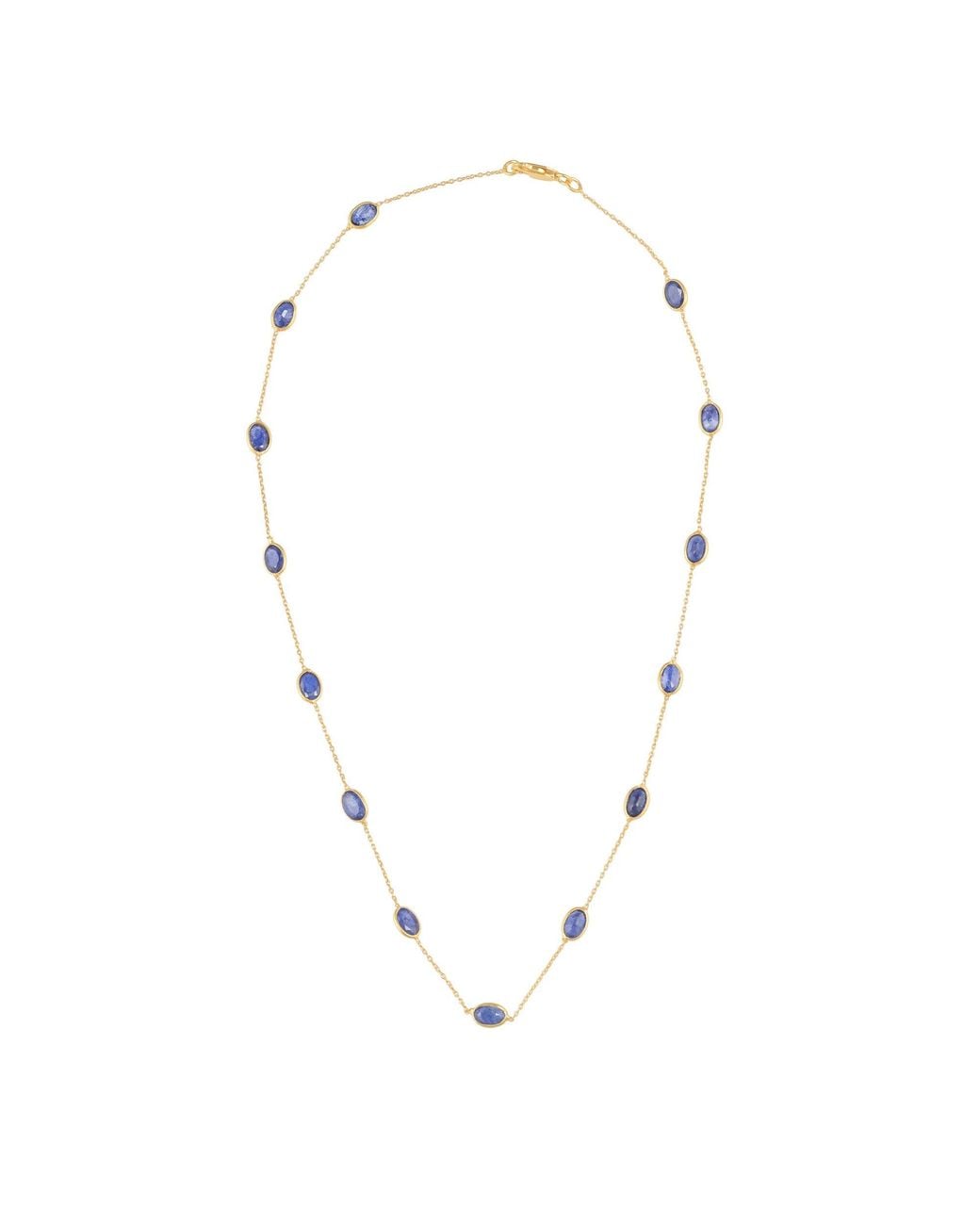 Opium Jewels Metallic Short Chain Necklace