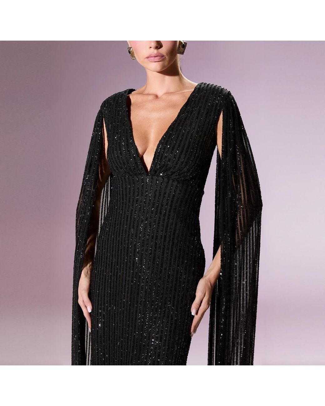 Nur Karaata Black Giovanna Gown