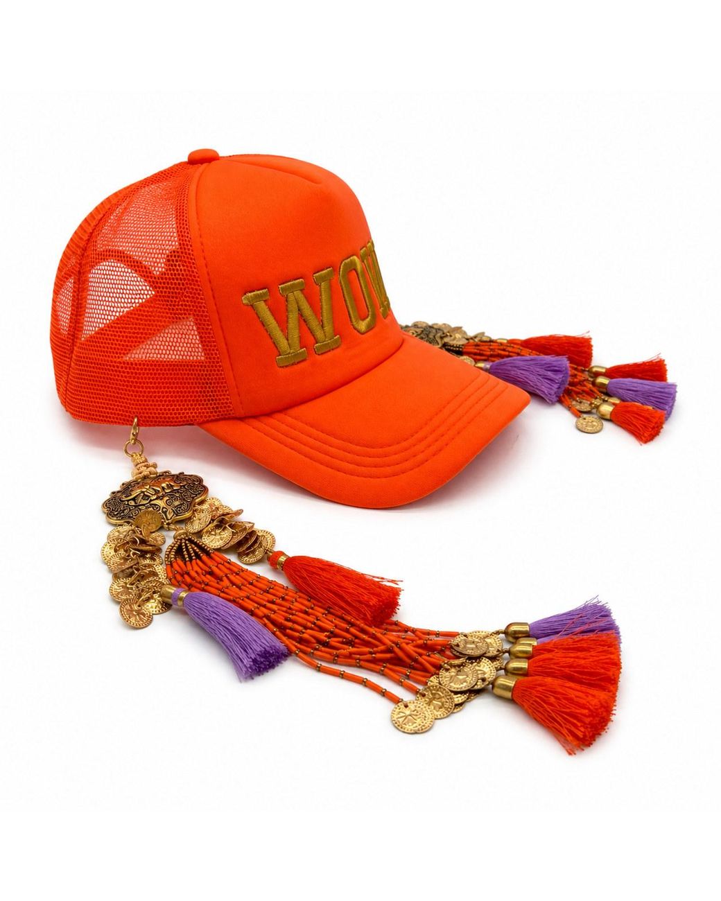 Julia Clancey Orange Wow Dream Papaya Dream Trucker Cap