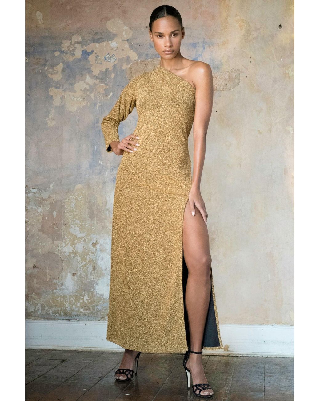 Any Old Iron Natural Shimmer Smith Dress