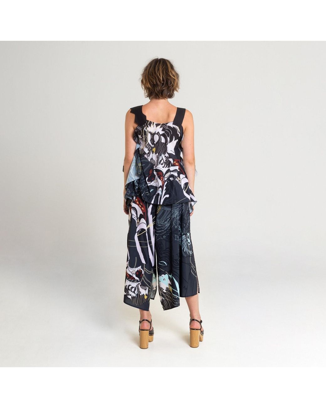 ARTISTA Blue Bath Culottes