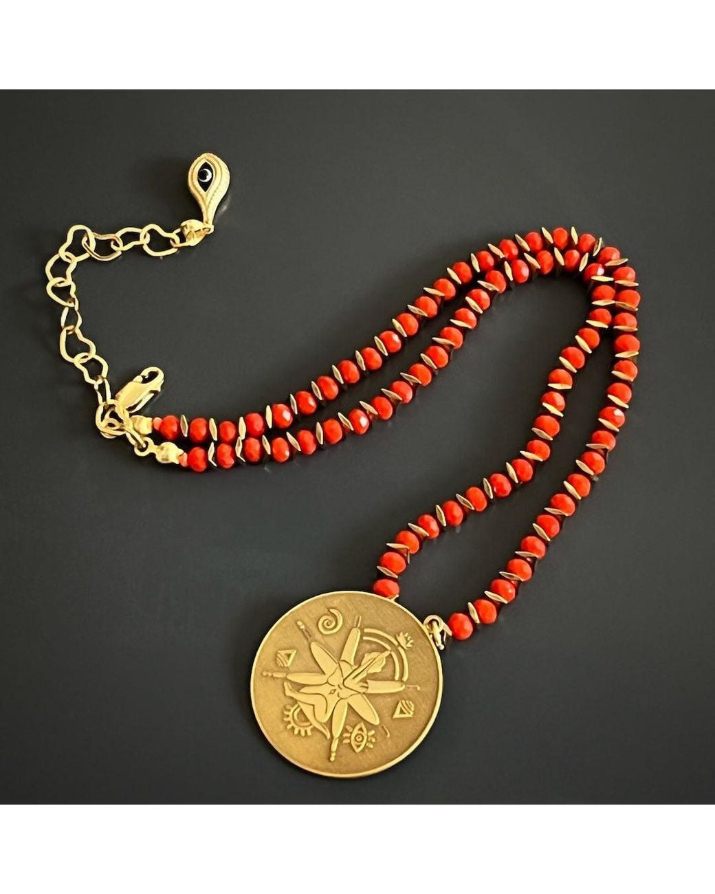 Ebru Jewelry Brown See The Good Choker Necklace