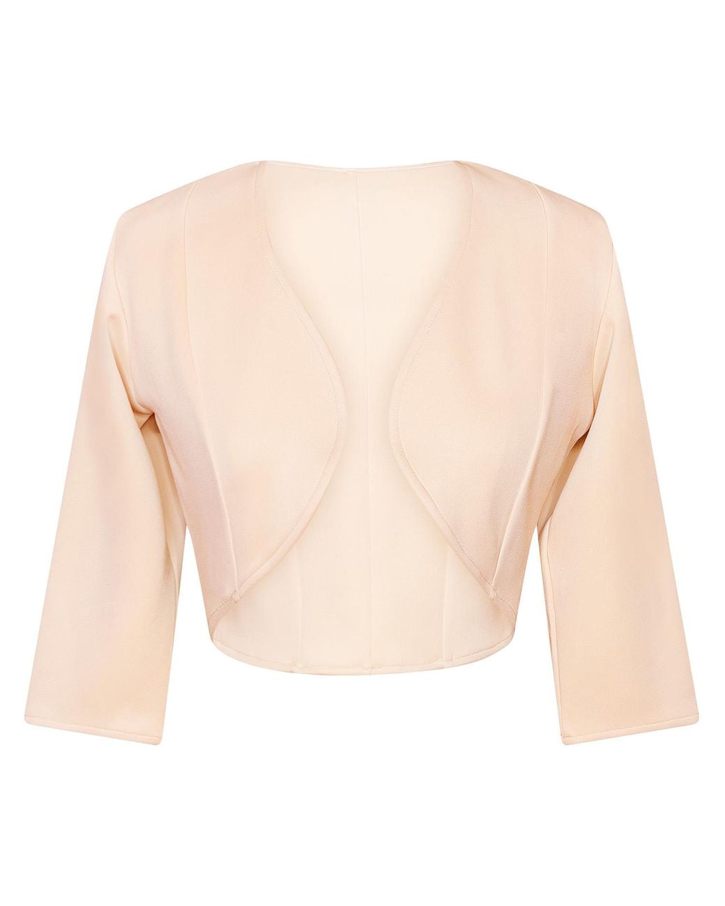 Alie Street London Natural Neutrals Freya Bolero Nude Blush