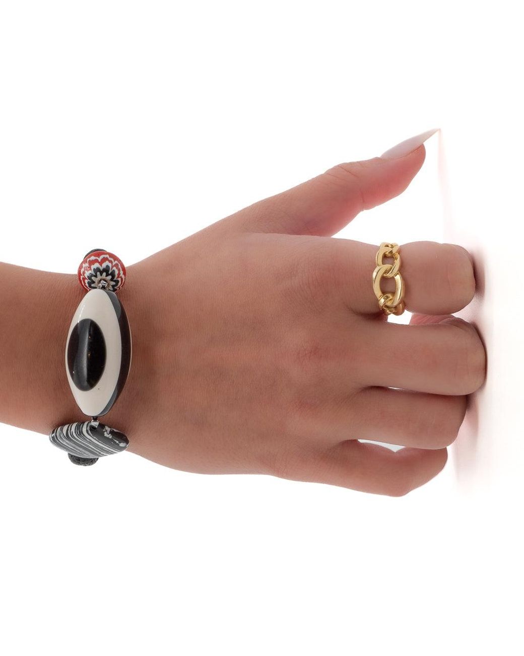 Ebru Jewelry Black Third Eye Bracelet