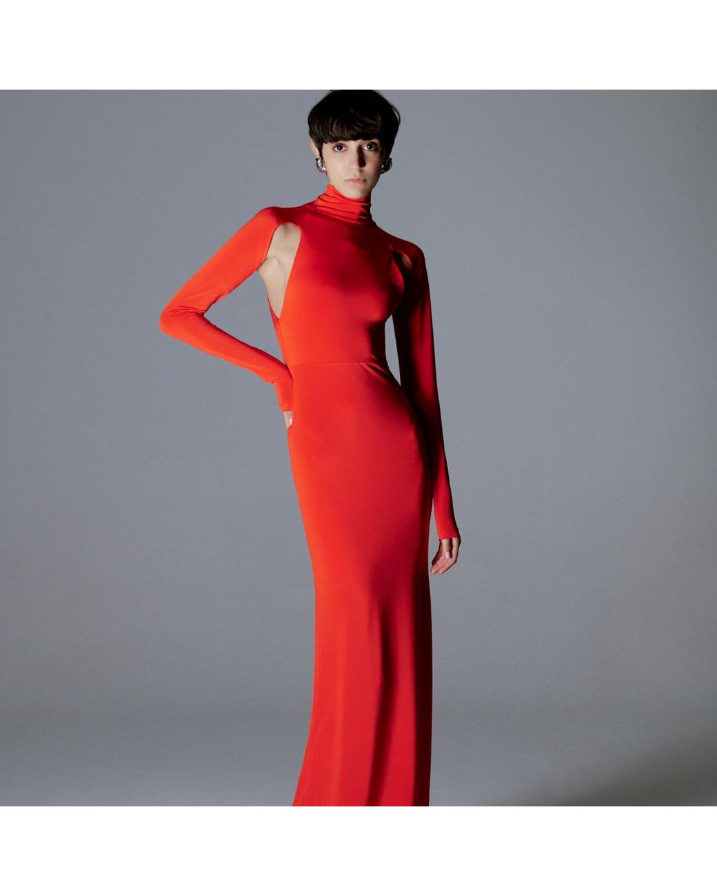 Herfetch Red Maxi Scarlet Dress