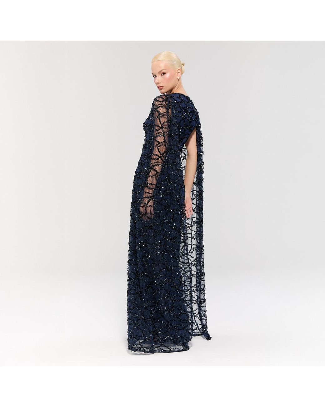 Nur Karaata Blue Imperial Gala Gown
