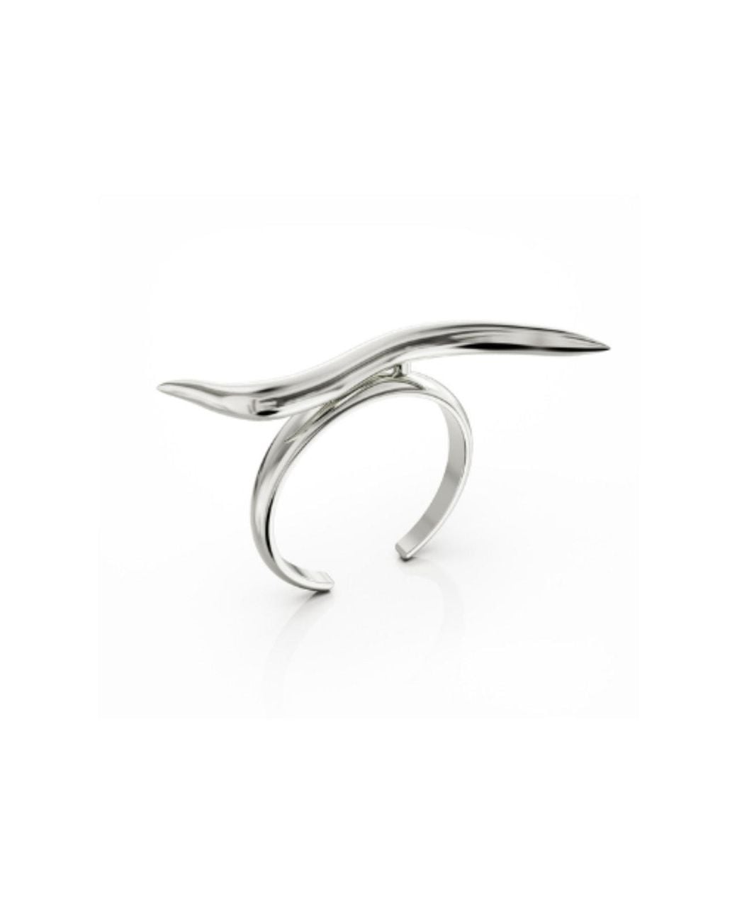Linda Fiore Metallic Swirl Ring