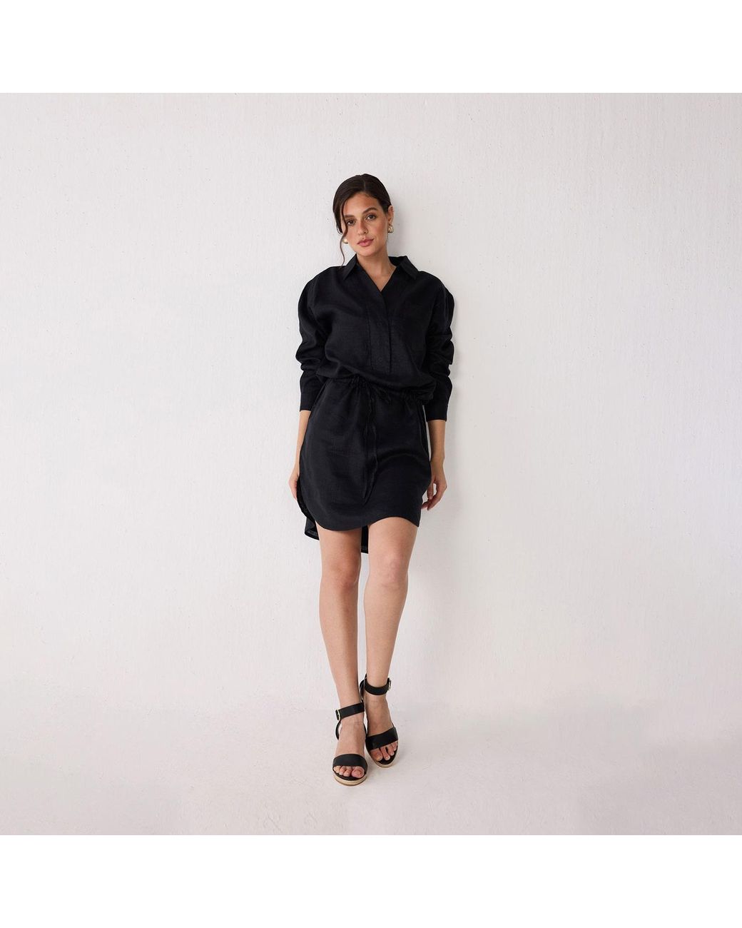 REISTOR Black Meet Be By The Cliff Dress