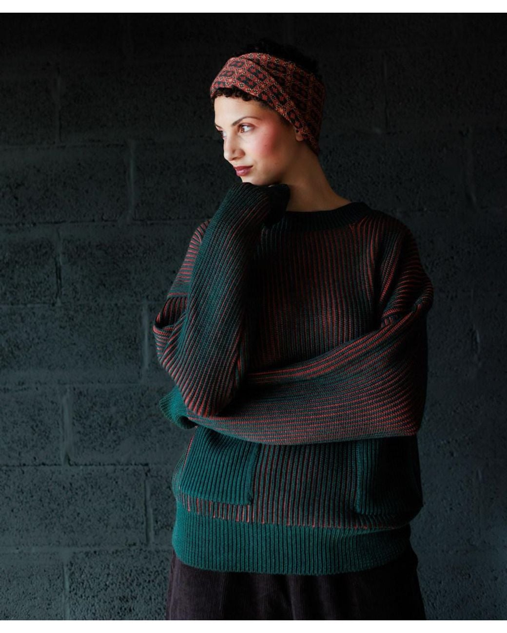 Mabli Red Brae Head Wrap