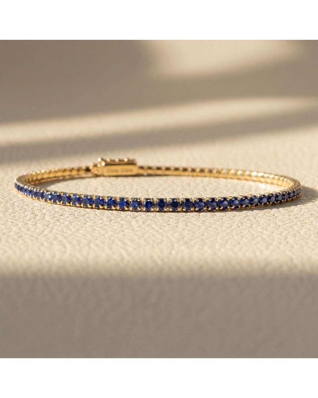 Sophelia Multicolor Sapphire September Birthstone Dainty Tennis Bracelet