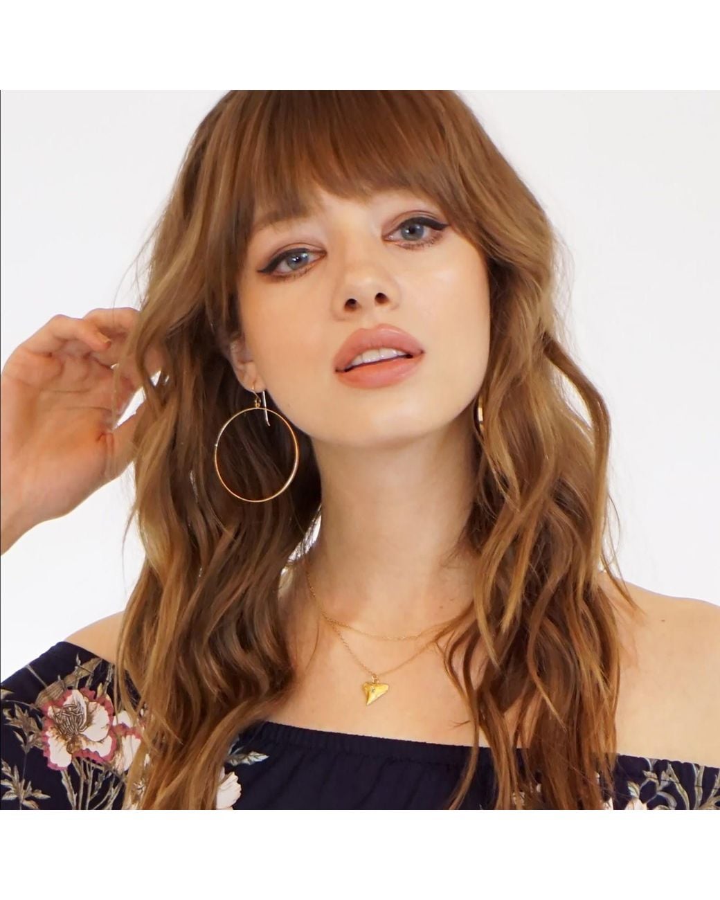 Heather Hawkins Jewelry Metallic Flat-Filled Hoops