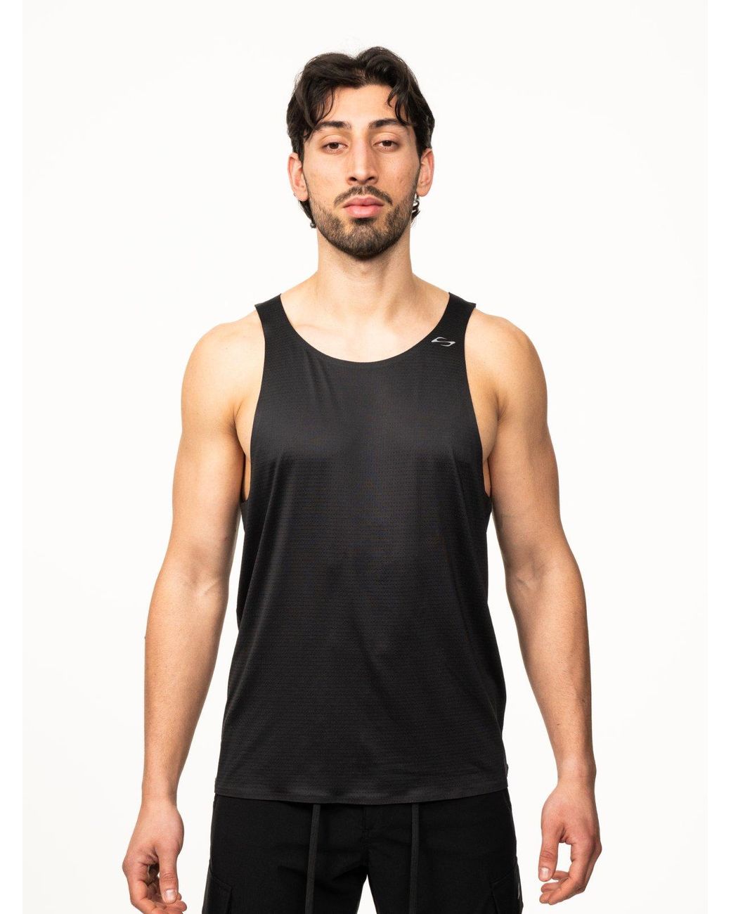 Saved Lab Black Active Tank for men