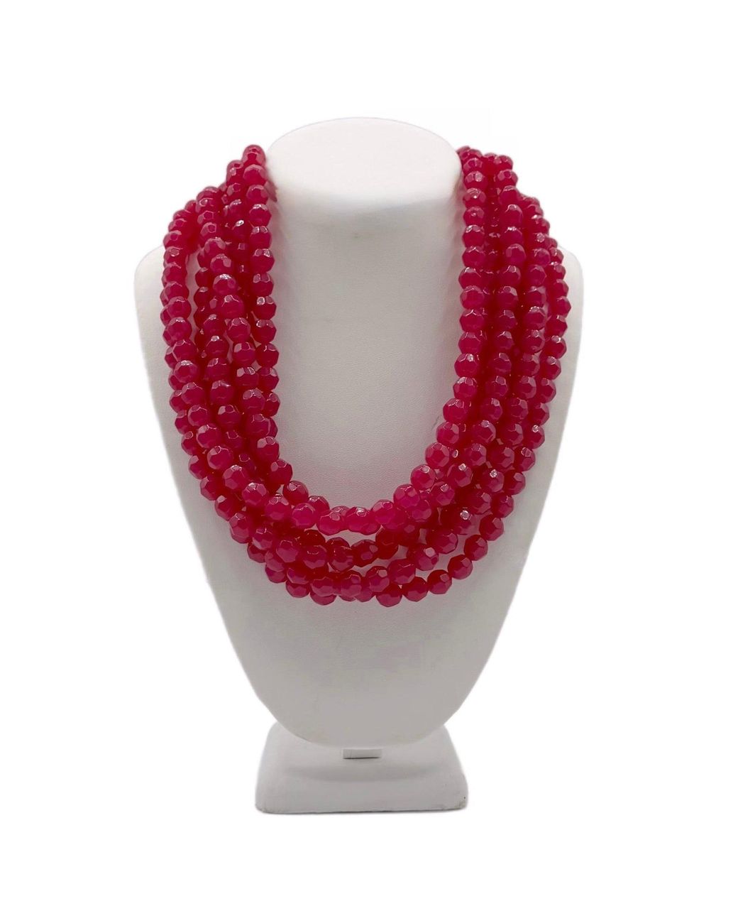 Fairchild Baldwin Red Helena Fuchsia Necklace