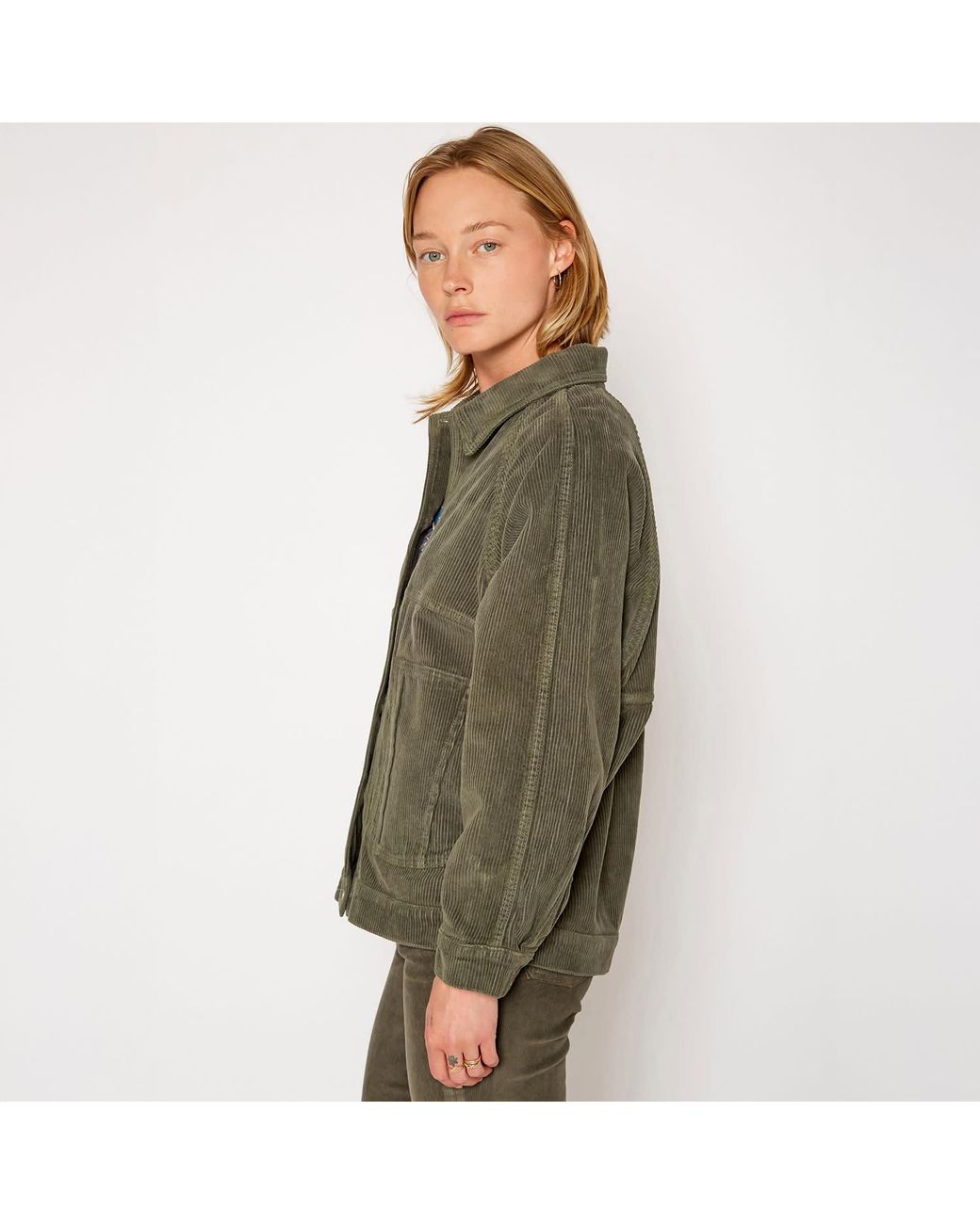 NOEND Green Wes Balloon Utility Jacket