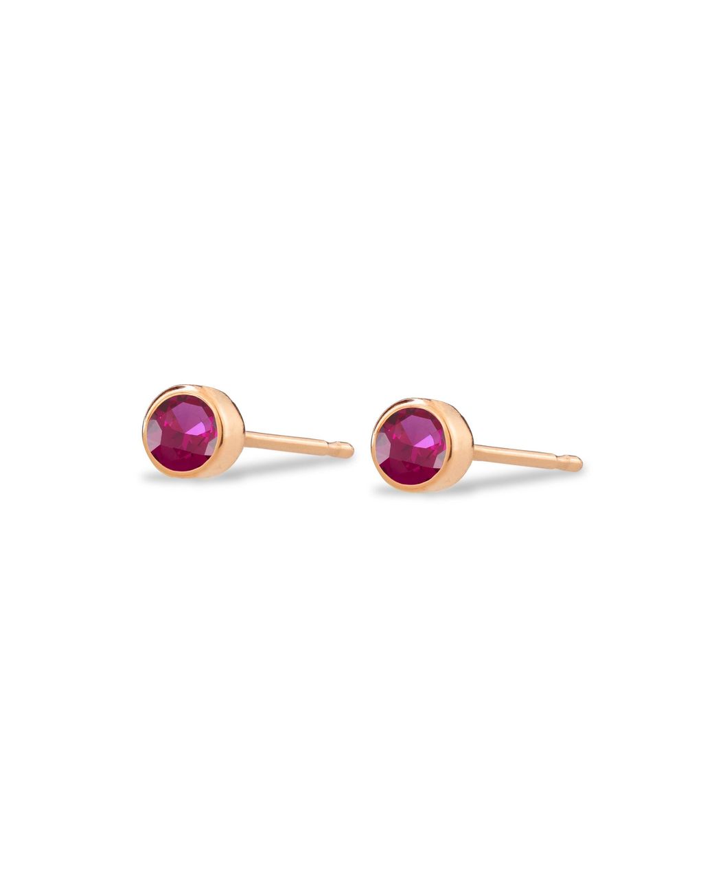 Maya Brenner Pink Birthstone Stud