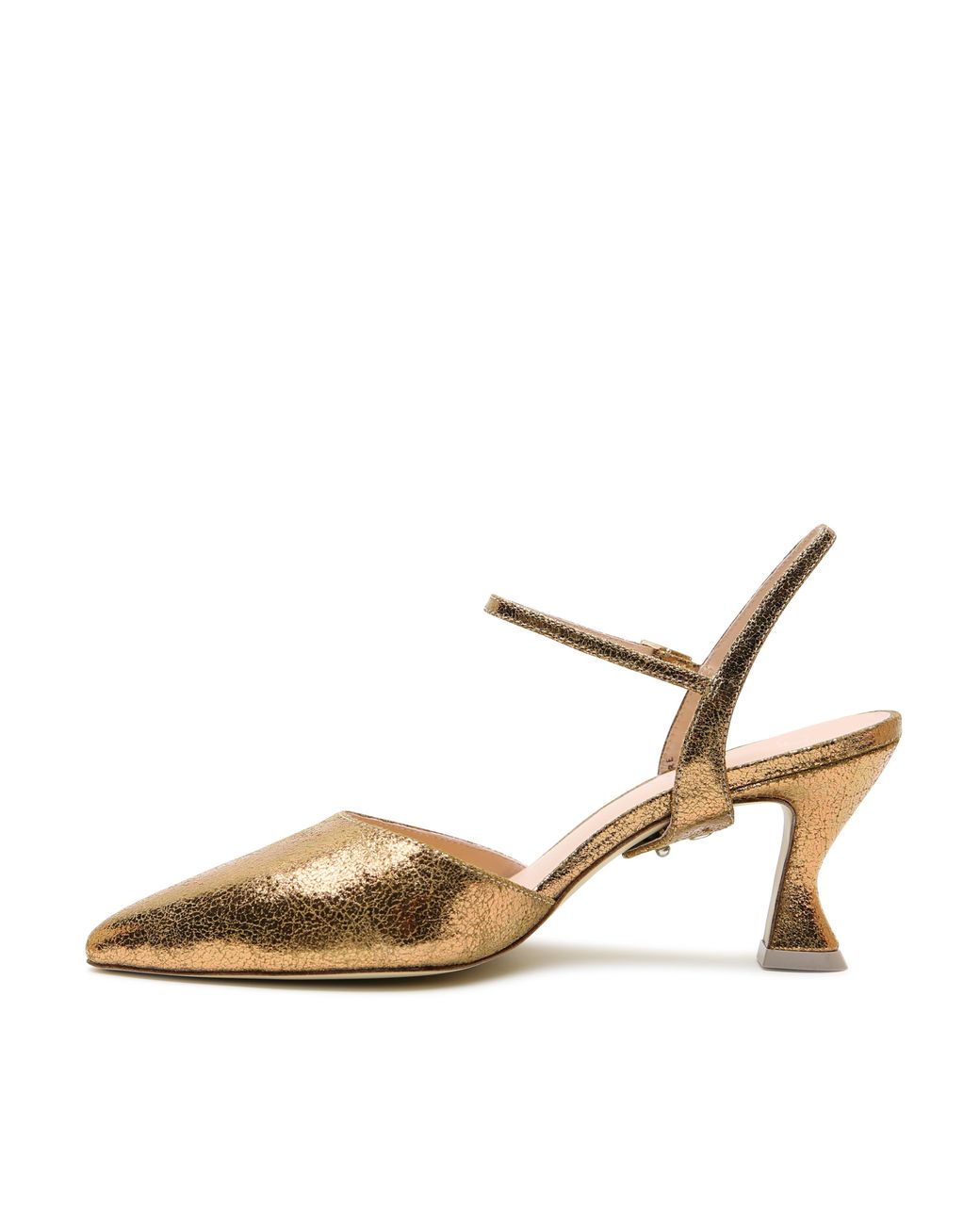Alterre Metallic Antique Amal Curve Mule