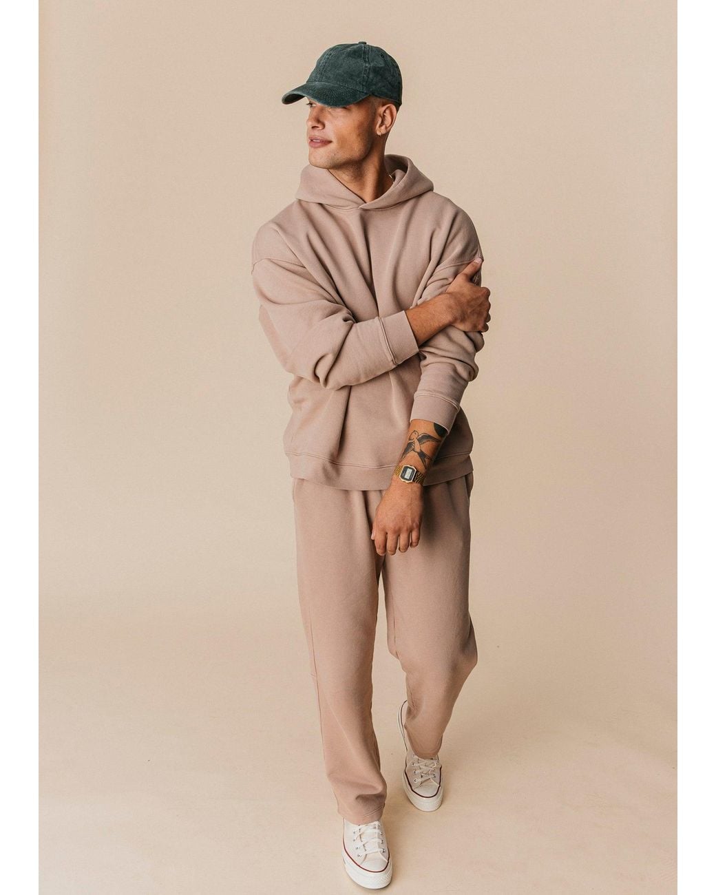 Ocio Leisurewear Natural Neutrals Straight Leg Pant for men