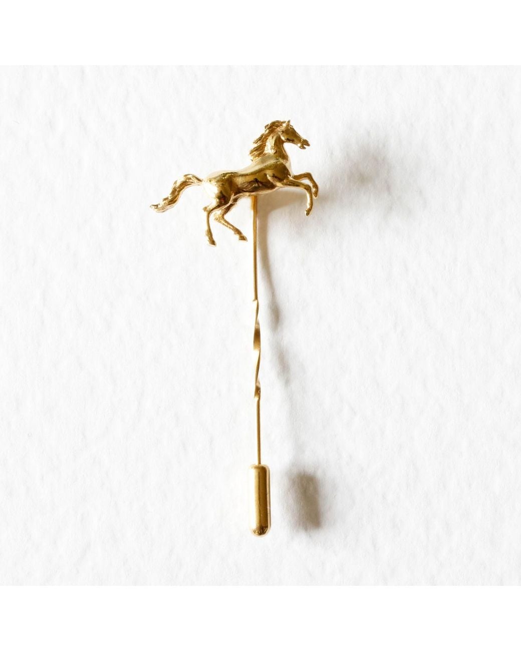 Lee Renee Metallic Horse Tie Pin – Twist Tie Pin for men
