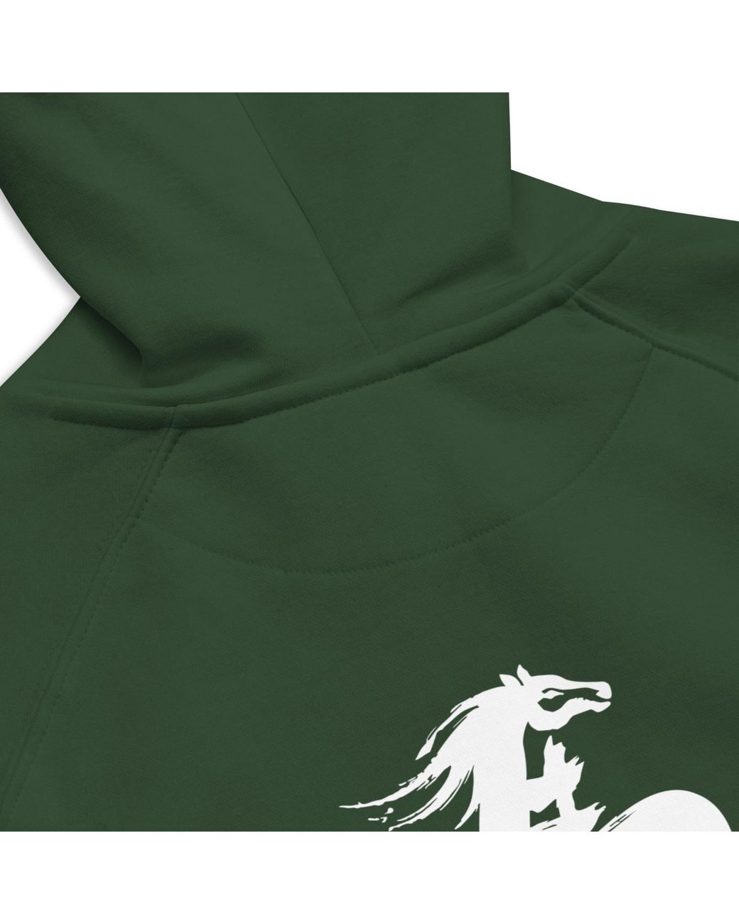 Anchor and Crew Green Bottle Ten Chinese Year Of The Horse Editions Organic Cotton Hoodie